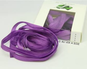 Silk ribbon 3335 4 mm French quality with silkworm