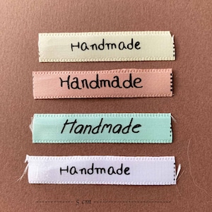 „Handmade“-Etikett zum Aufnähen