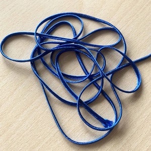 Soutache fine bleu roi 3 mm