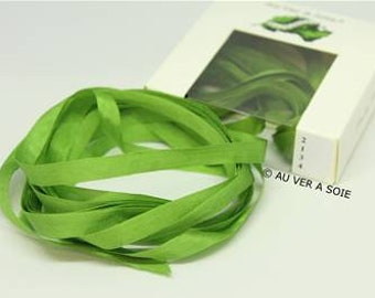 silk ribbon 2134 with silkworm