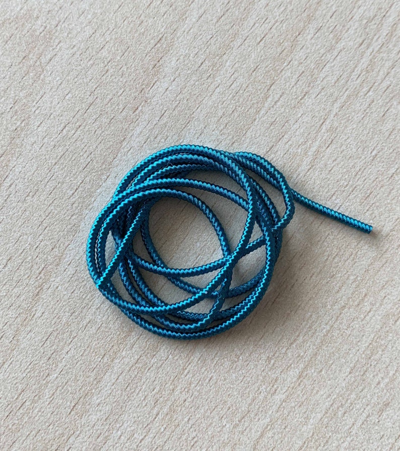 cannetille spirale turquoise 1 mm image 1
