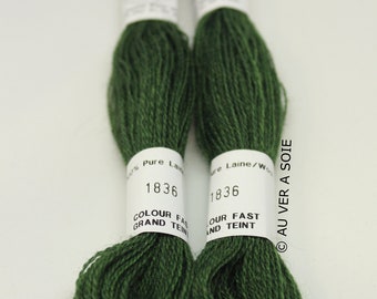 Aubusson 1836 grey green fine wool