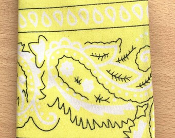 gul bandana anteckningsbok