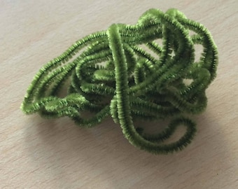 chenille pistachio 167 in synthetic rayon