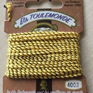 Rochefort 4002 yellow black cord thread