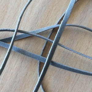 gray suede lace 806 fine and elegant