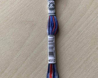 skein of DMC mouliné color 4512 States
