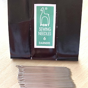 Pony Darnier embroidery needles size 6