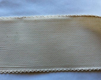 ecru aida cross stitch fabric