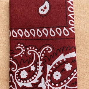 carnet de notes bandana marron image 1