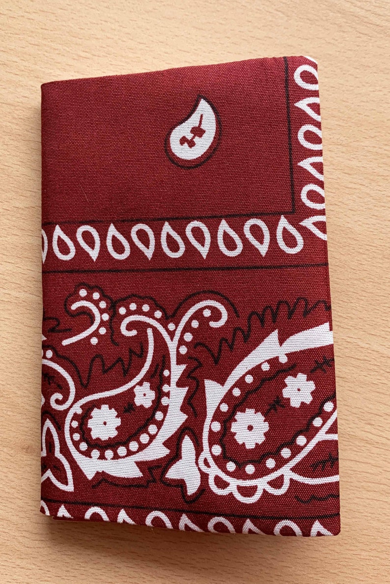 carnet de notes bandana marron image 1