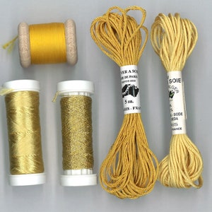 pack discovered silk yarn yellow mix