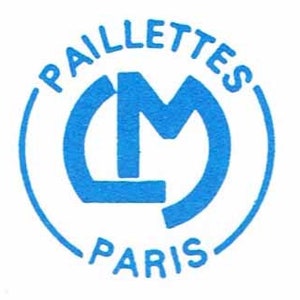 Paillette cobalt métallique 4 mm qualité française 2509 image 2