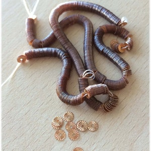 Strawberry gold stripes &quot;sun&quot; 4 mm French quality