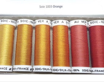 Silk thread pack 1003 shade orange