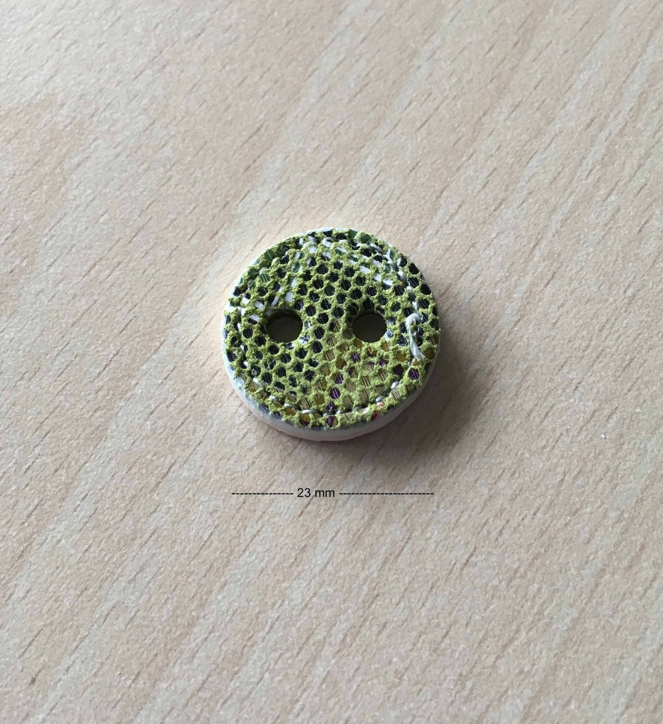 Tribe Button Pretty Little Green