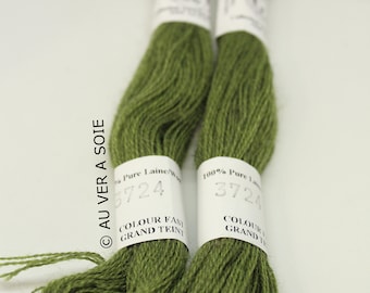 Aubusson 3724 rosemary green fine wool