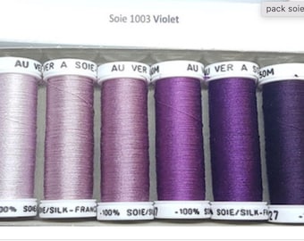 Silk thread pack 1003 shade purple