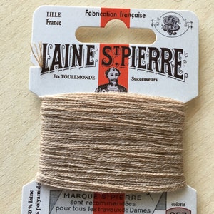 St. Pierre 257 light beige wool yarn