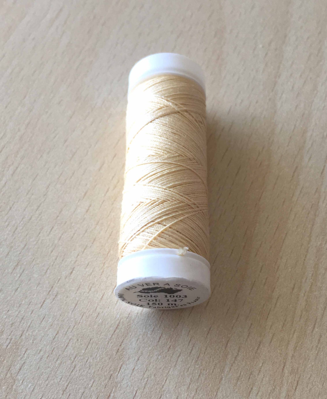 Yarn Spool Silk 1003 Color 147 Champagne - Etsy