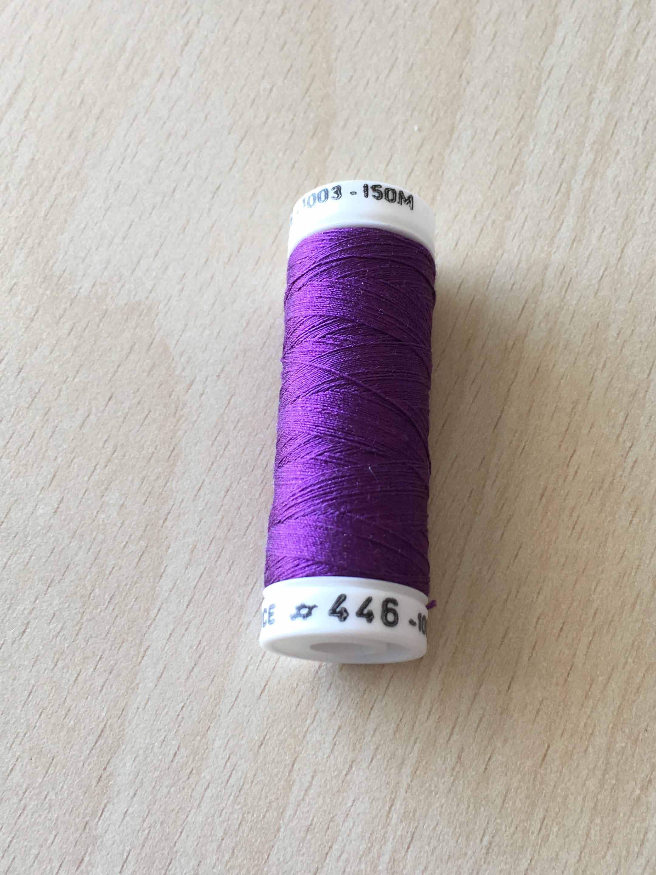 Yarn Spool Silk 1003 Color 446 Purple Quetsch - Etsy