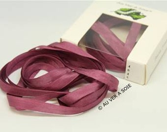 silk ribbon 4645 with silkworm