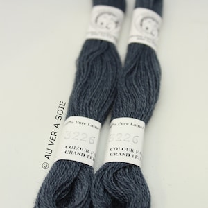 fine Aubusson wool 3226 steel