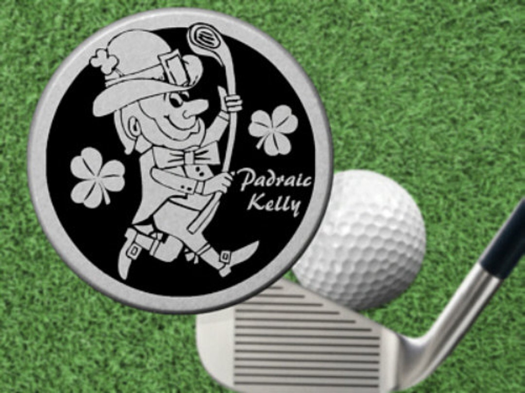 IRISH Golf Ball Marker, Stainless Steel, Personalized FREE Fun