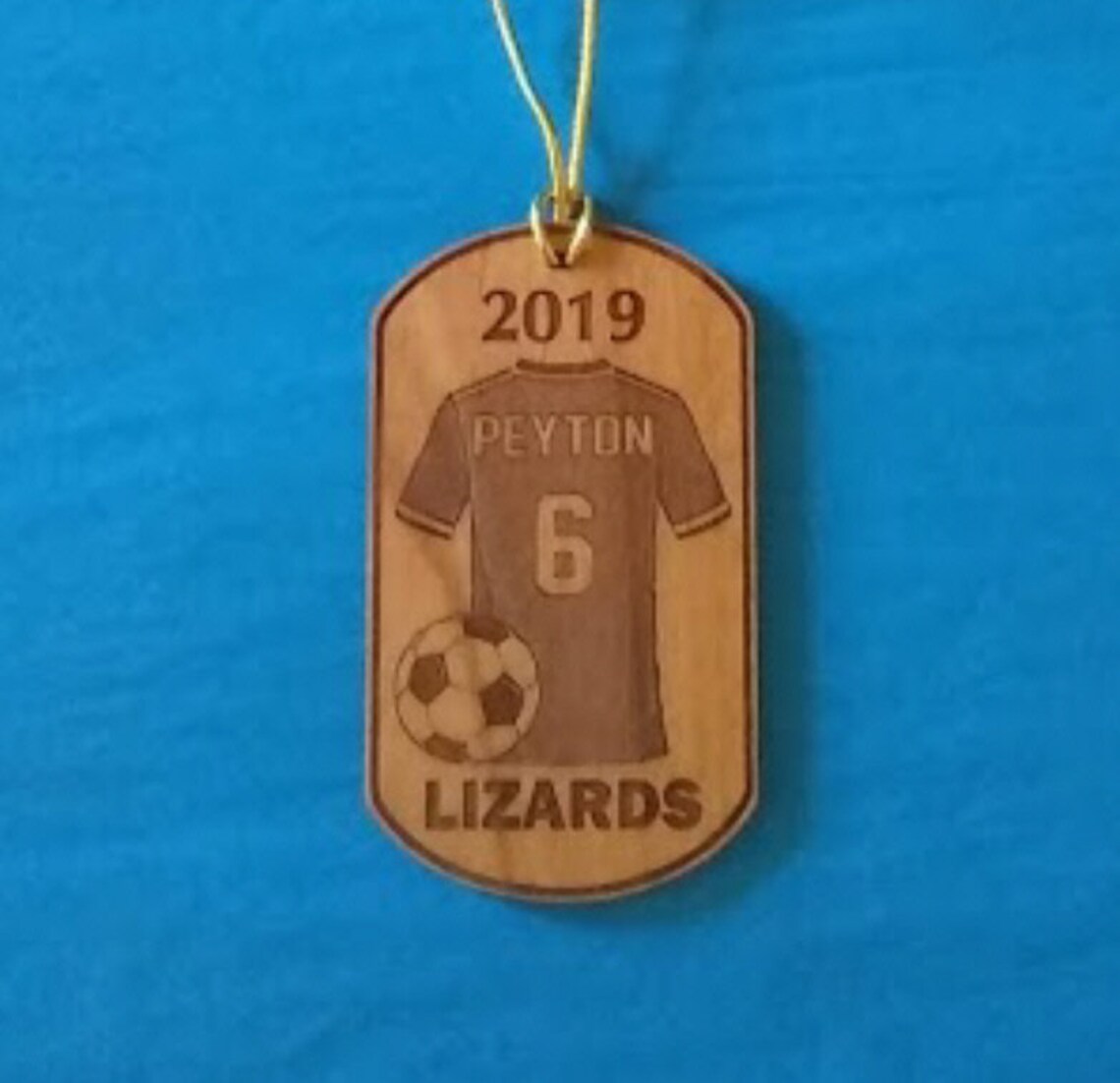 SOCCER Player Christmas Ornament Gift Personalized FREE With Etsy