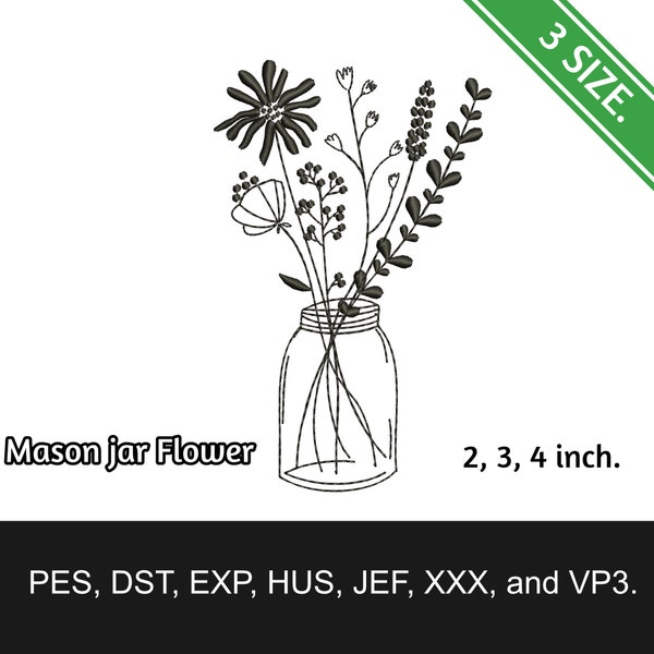 Mason Jar Flowers Etsy