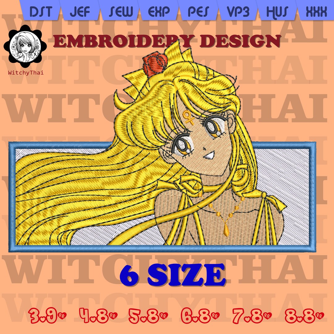Trendy Embroidery Design,digital File,anime Digital,embroidery Files