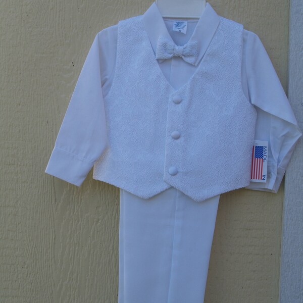 Boys Baptism Outfit Etsy
