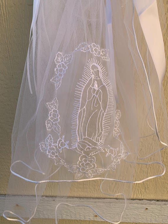 Tiara vintage first communion confirmation there’s a cross in the center Communion Tiara With Cross - Etsy main image 4