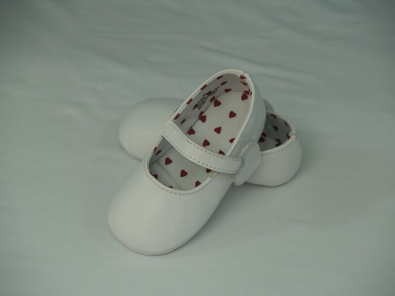 Soft Leather Baby Shoes and toddler GIRLS, White … - image 2