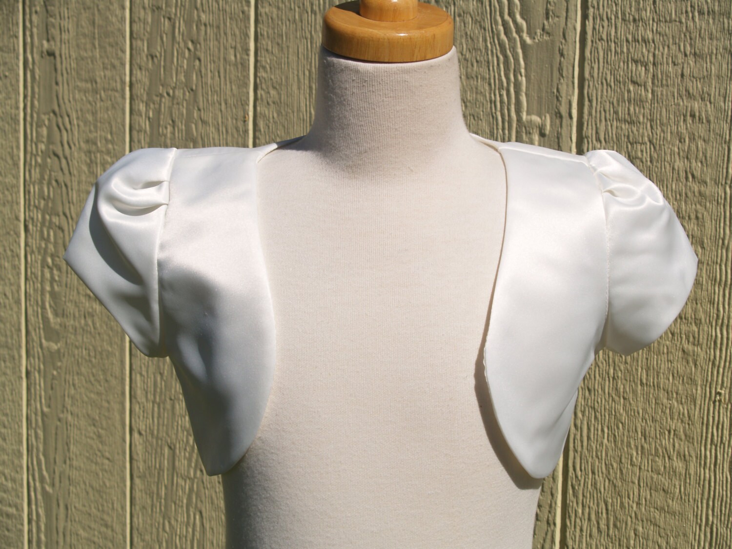 Girls WHITE Bolero Jackethalf Jacketformal Wear Etsy
