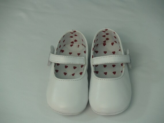 Soft Leather Baby Shoes and toddler GIRLS, White … - image 3