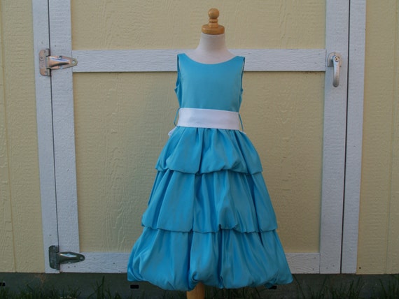 girls formal dresses size 6 Mint Green Floral Long Sleeve Formal Dress main image 1
