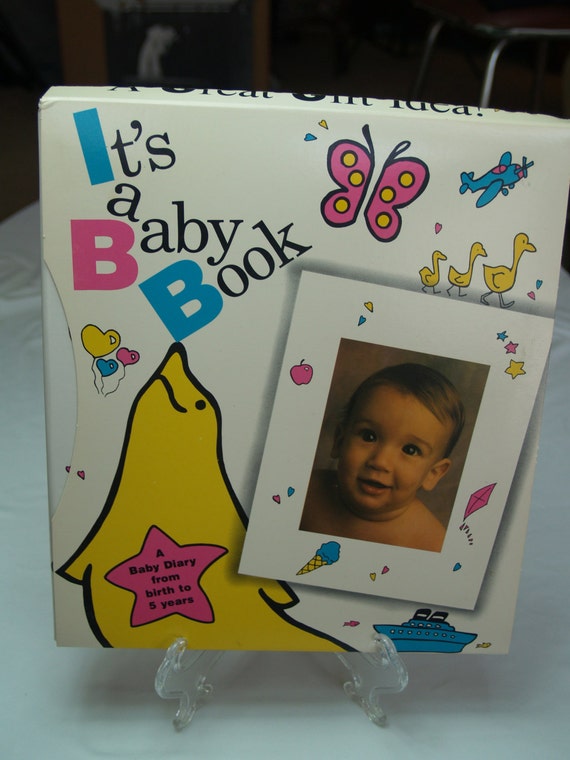 Vintage Baby Record Book for up to 5 years