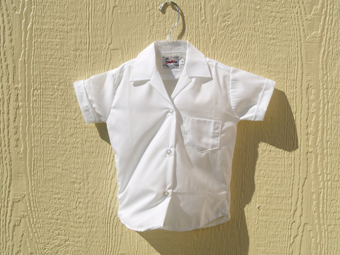 White short top sleeve blouses uk