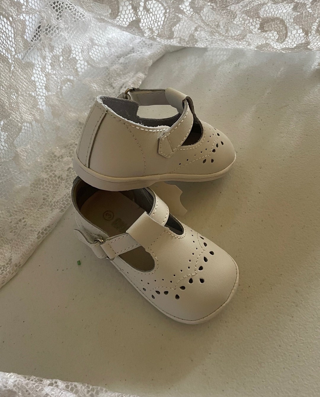 White Soft Leather Baby Shoes and Toddler GIRLS, White Baby Shoes ...