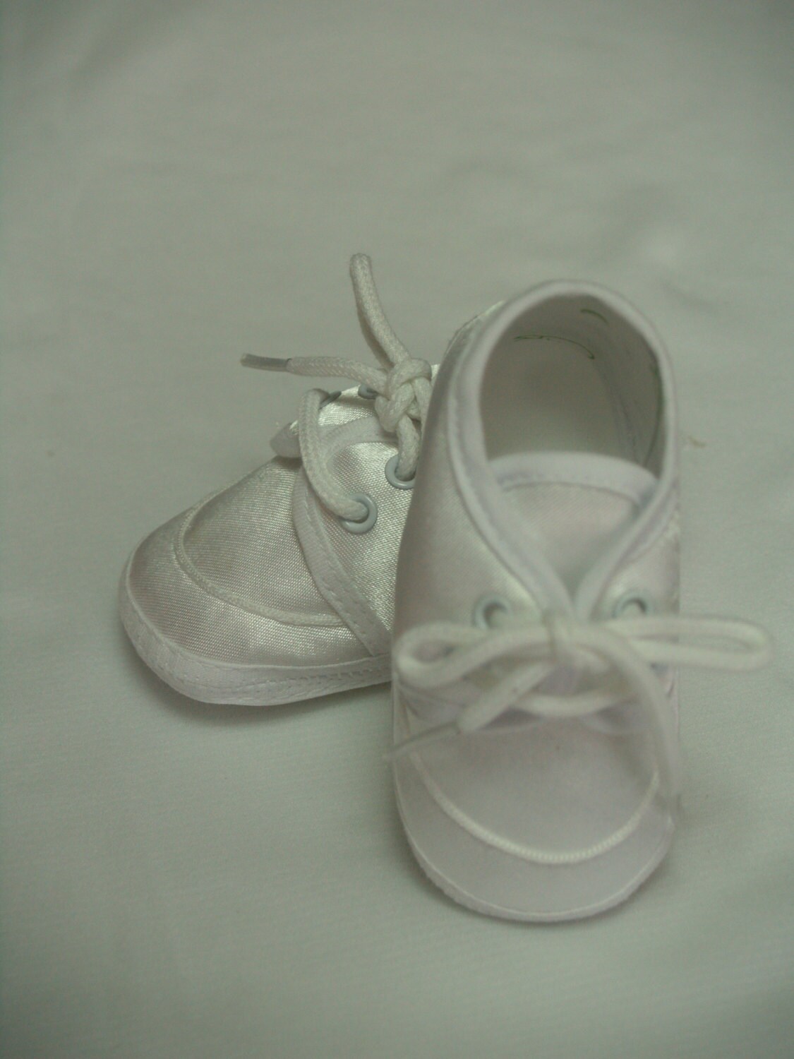 satin baby shoes