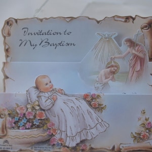 10 Taufeinladungen Feinpapier, von hand Einladungen Taufe zu schreiben, Fill In Invites, Taufeinladungen, Einladung zu meiner Taufe,Spanisch