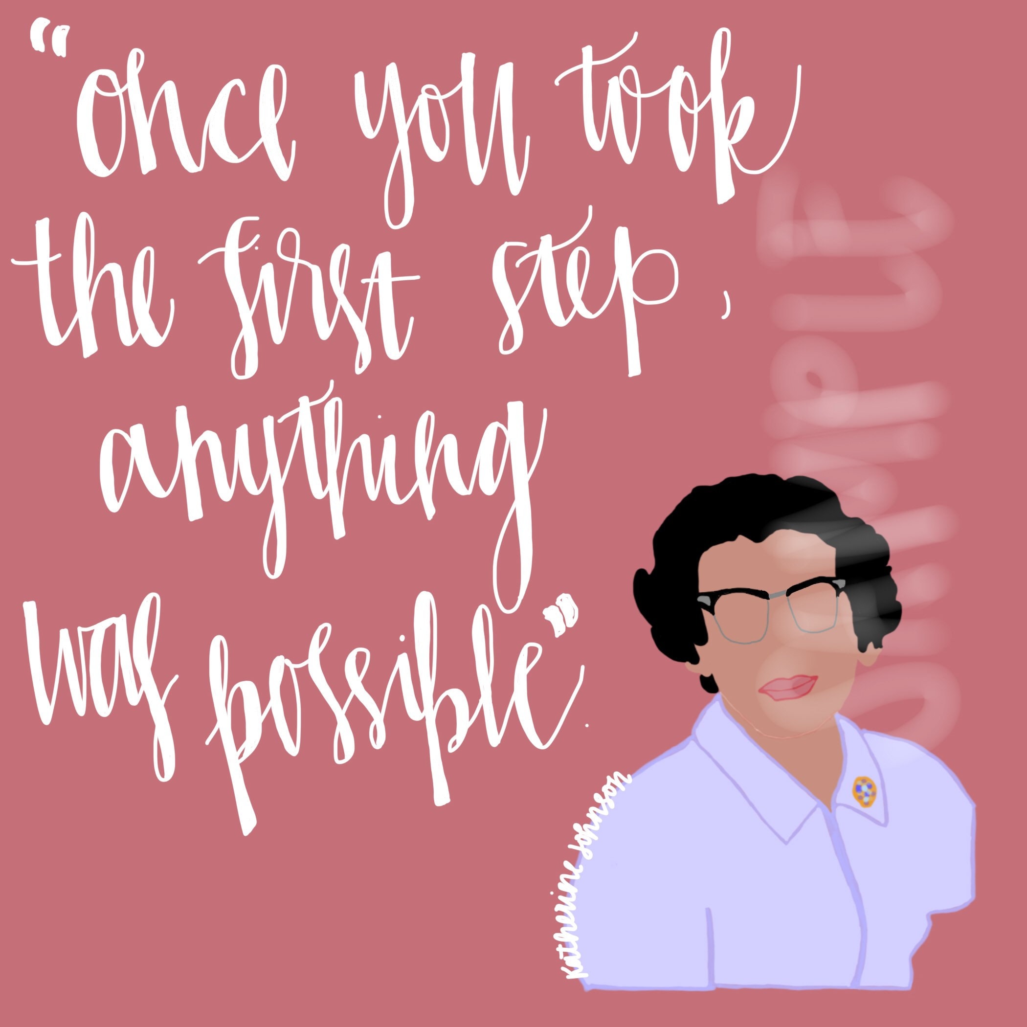 Katherine Johnson Hidden Figures Empowering Women Digital Etsy