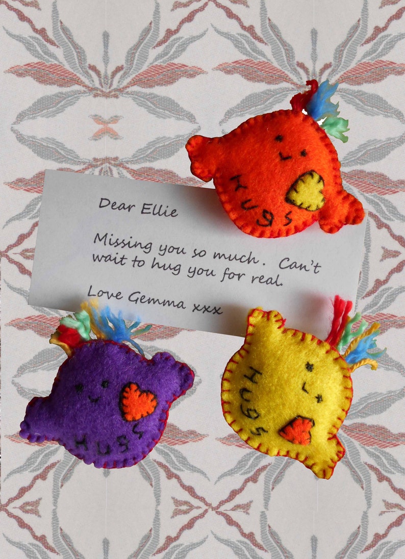Personalized Pocket Hug: Supportive Gift, Friendship Gift, Thinking of You, Made in UK imagem 2