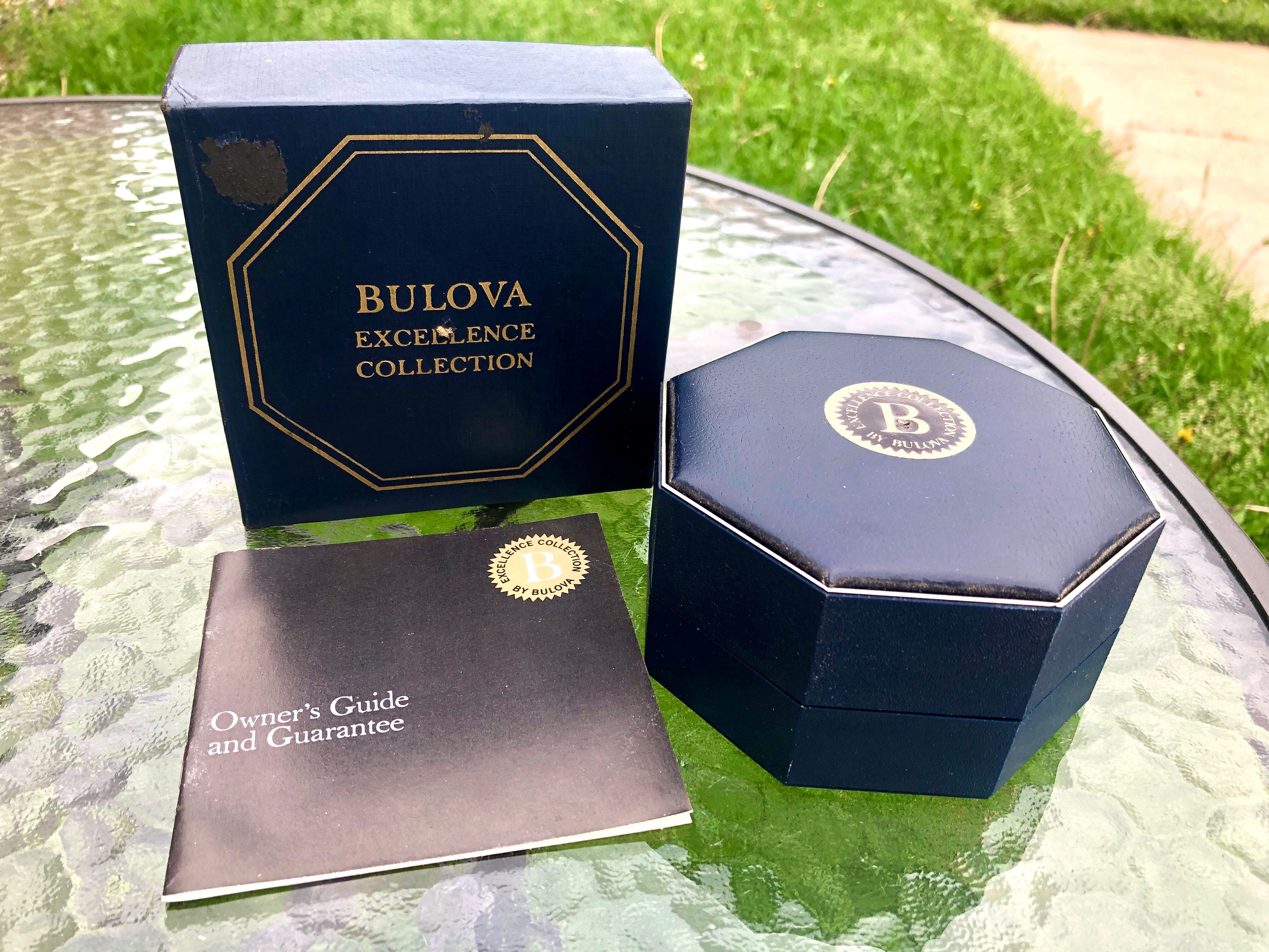 Buy Vtg 1970 Bulova Excellence Collection H100544 10k Rolled Gold Wristwatch in Box SALE Online in India Etsy
