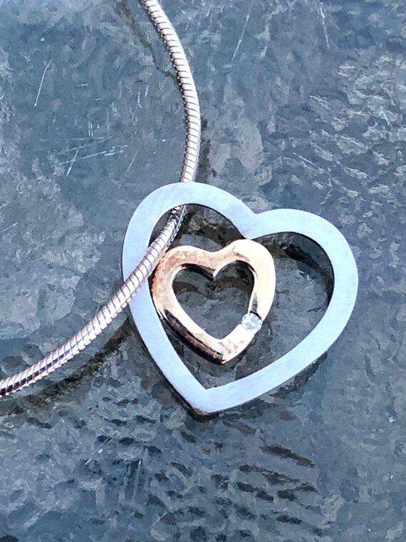 Small Heart Shaped Sterling Silver Memorial Ashes Locket
