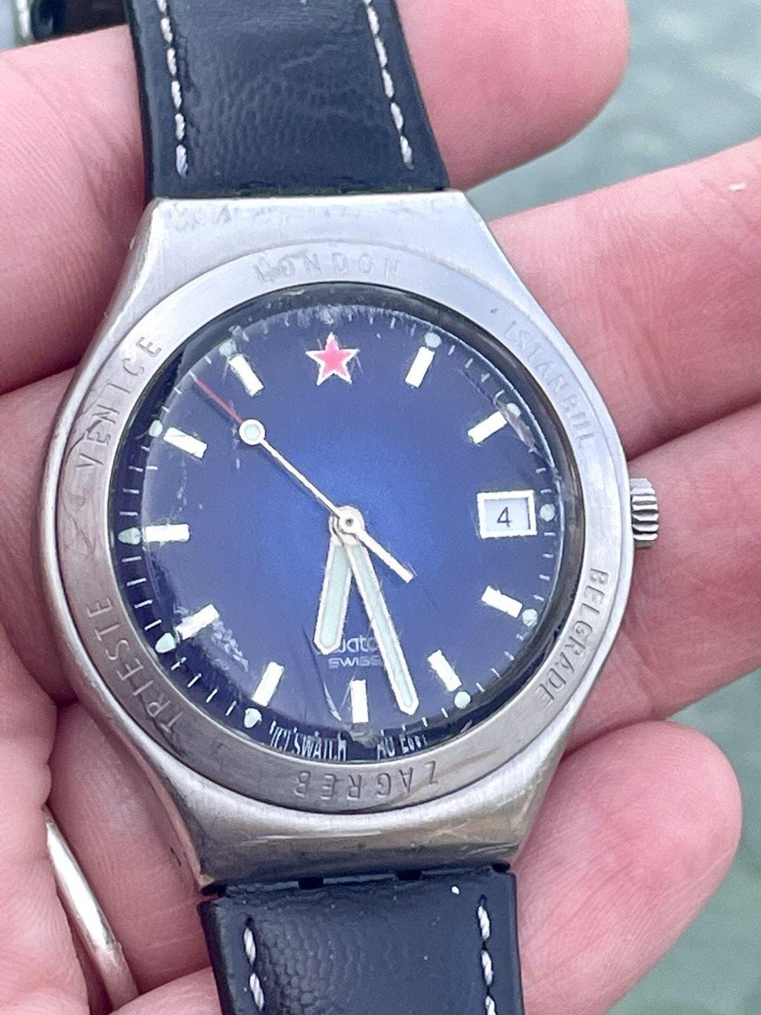 Vtg 2002 Swatch Irony James Bond From Russia With Love Limited