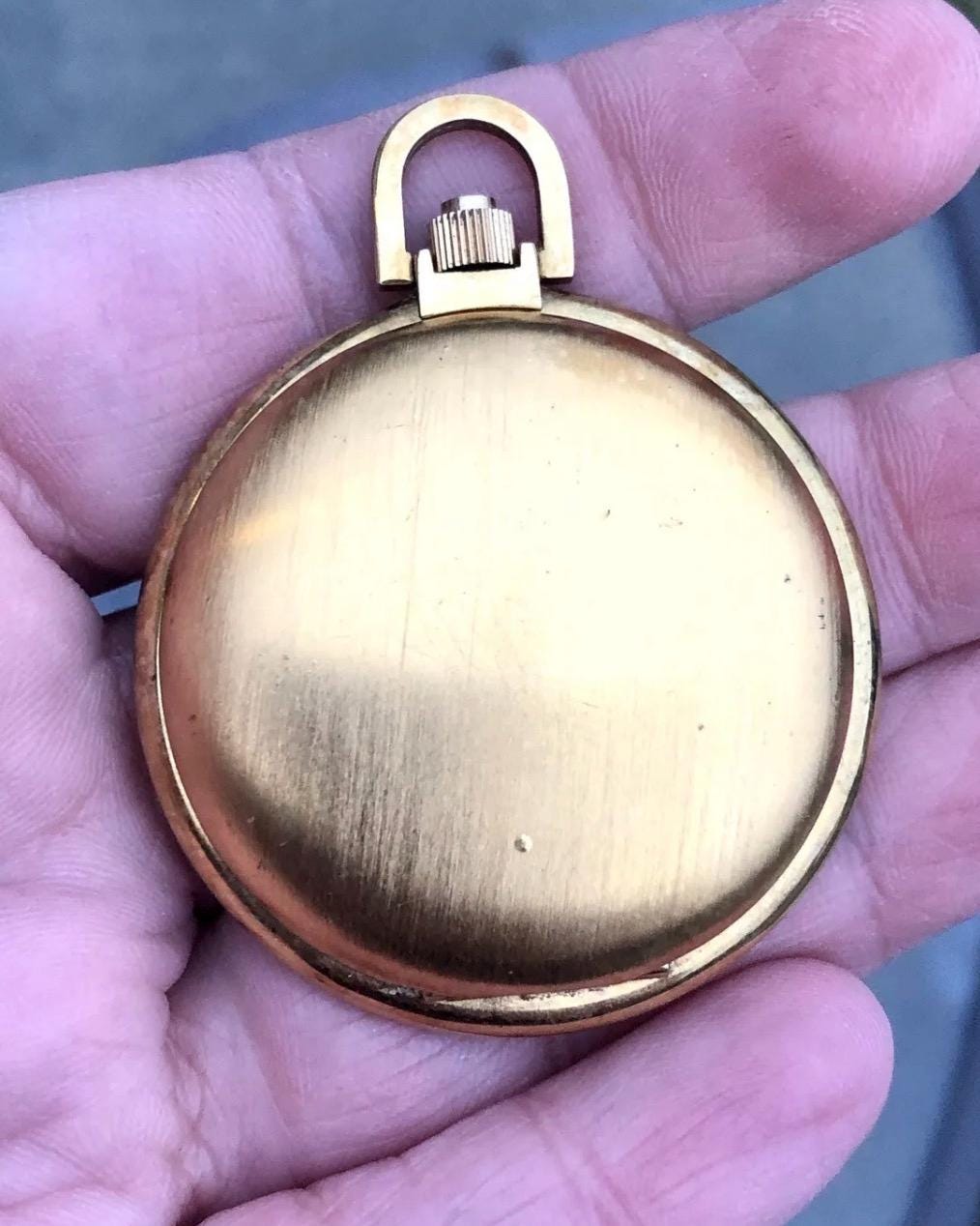 Vtg Colibri Incabloc Goldtone Mechanical Pocket Watch- Doctor