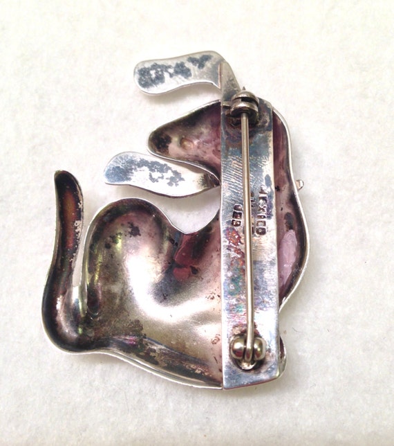 Vintage Sterling Silver Beagle Snoopy Puppy Dog T… - image 2