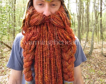 Crochet PATTERN - Gimli Inspired Beard ONLY | Crochet Beard | Viking Beard | Crochet Beard Pattern | Dwarf Beard Pattern